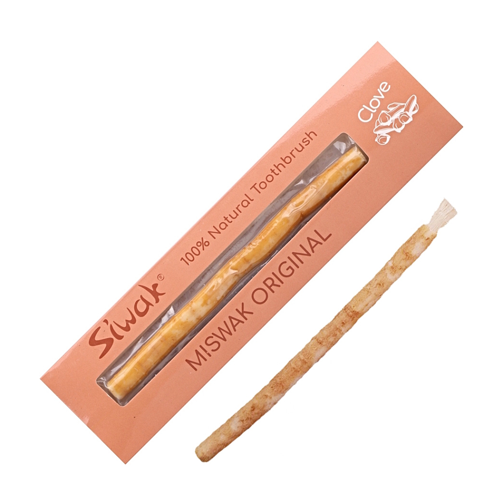 E-shop SIWAK Miswak Prírodná zubná kefka s príchuťou klinčeky