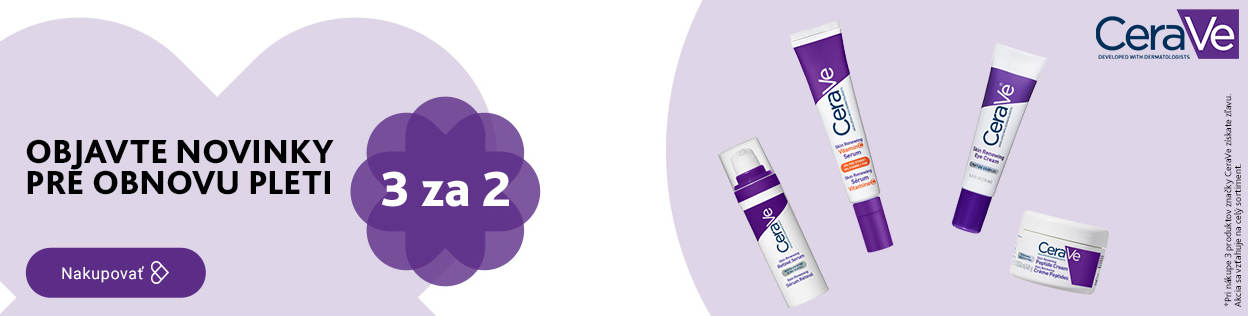 AKCIA 3 ZA CENU 2 na Cerave