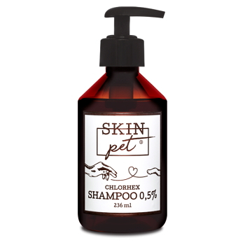SKINPET Chlorhex Shampoo 0,5% šampón 236 ml (Šampóny pre psov)