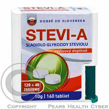 DOBRÉ ZO SLOVENSKA Stevi-a sladidlo tablety 120 + 40 ks ZADARMO