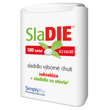 SLADIE Sladidlo 100 tabliet (Tabletové sladidlá) - DIA