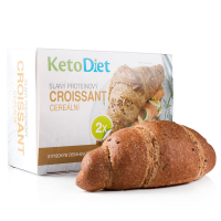 KETODIET Slaný proteínový croissant cereálny 2 kusy