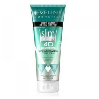 EVELINE Slim Extreme 4D Body Detox zoštíhľujúce kávové sérum s chladivým efektom 250 ml