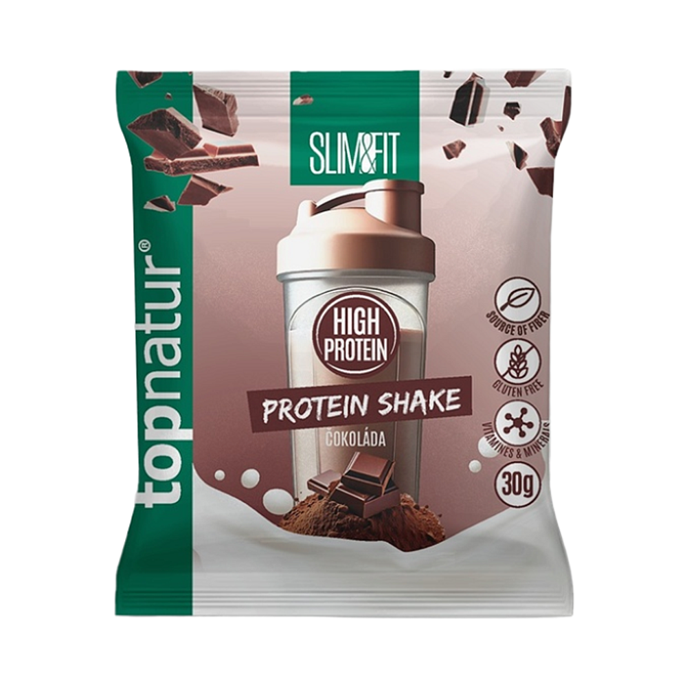 topnatur SLIM&FIT PROTEIN SHAKE Čokoláda prášok 30g kúpite na Mojalekaren.sk