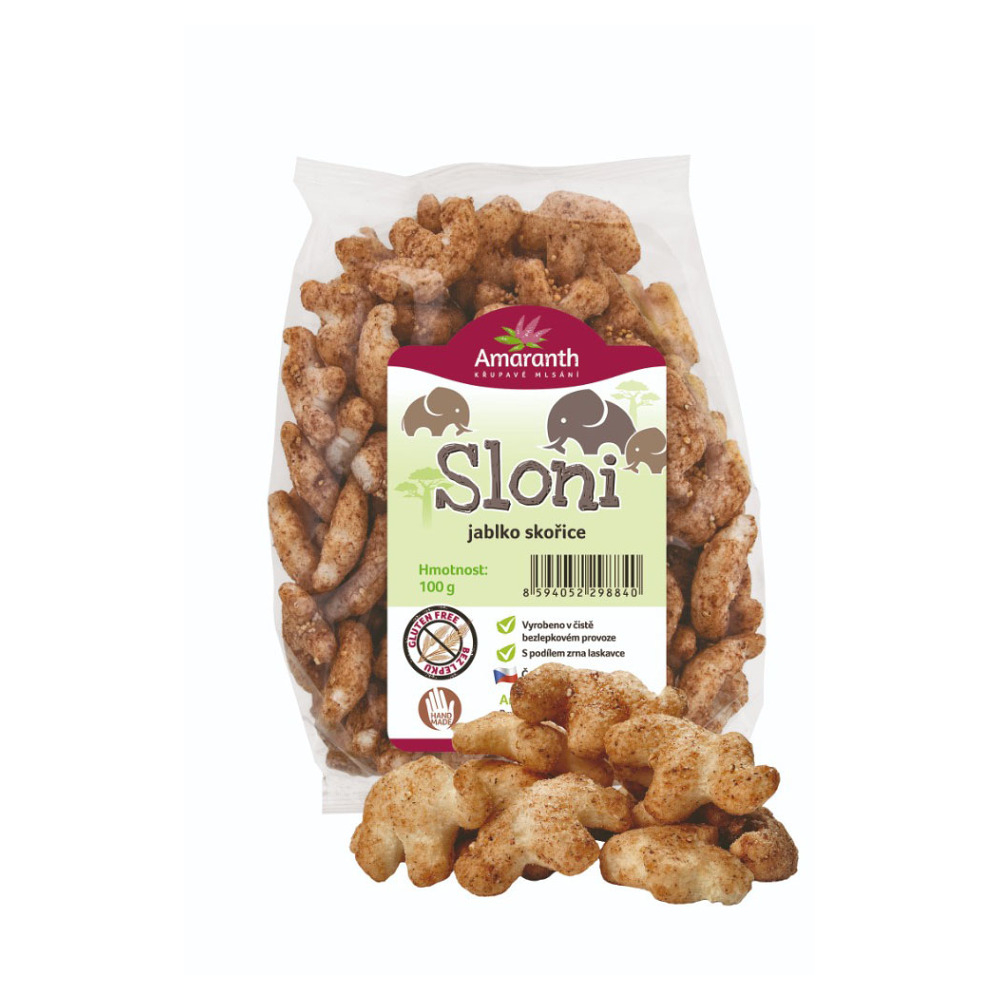AMARANTH Slony jablko škorica 100 g