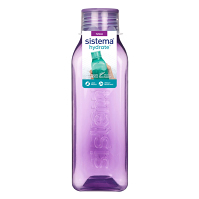 SISTEMA Hydrate Fľaša Square skrutkovacie viečko fialová 725 ml