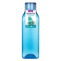 SISTEMA Hydrate Fľaša Square skrutkovacie viečko modrá 725 ml