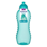 SISTEMA Hydrate Fľaša Squeeze Twist ‘n’ Sip zelená 460 ml