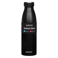 SISTEMA Hydrate Termofľaša Stainless Steel čierna 500 ml