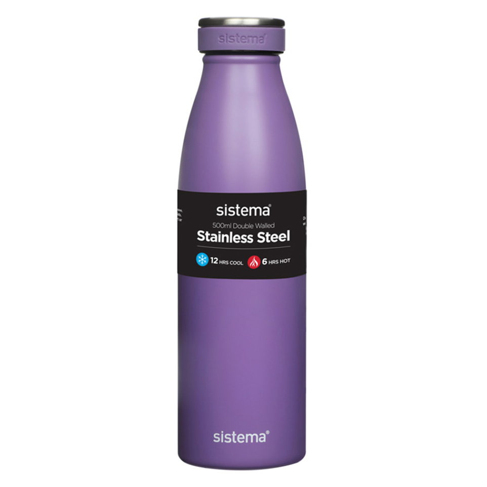 E-shop SISTEMA Hydrate Termofľaša Stainless Steel fialová 500 ml