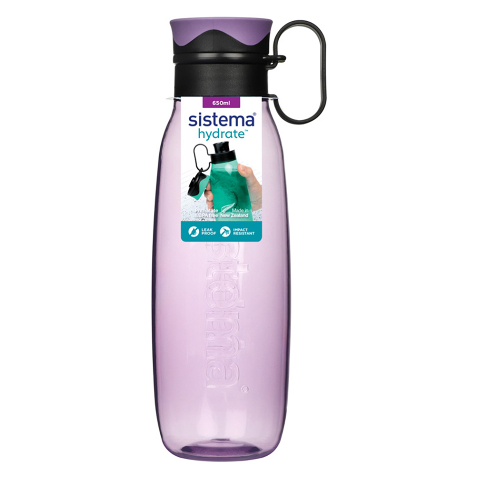 E-shop SISTEMA Hydrate Tritan fľaša Traverse fialová 650 ml