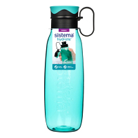 SISTEMA Hydrate Tritan fľaša Traverse so slamkou zelená 650 ml