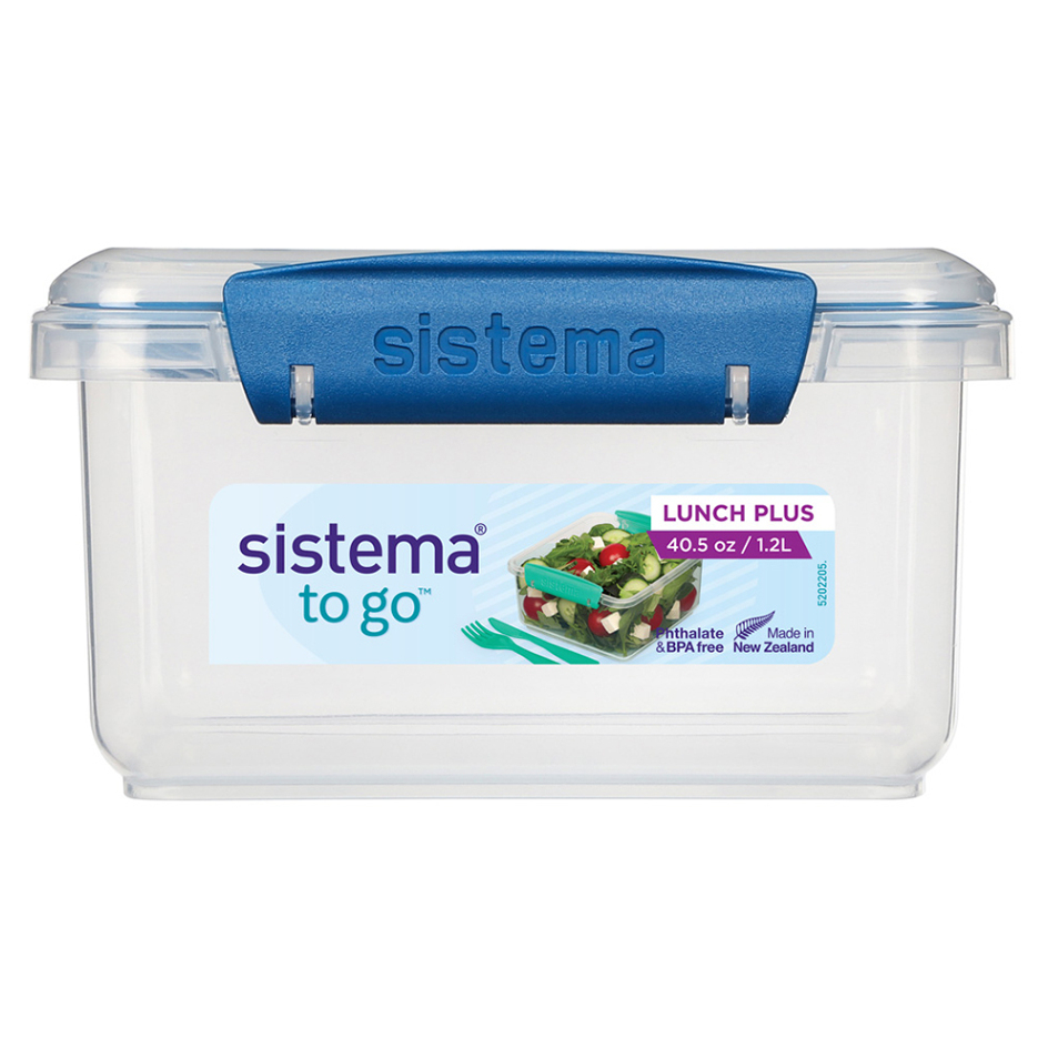 E-shop SISTEMA To Go Krabička na obed s príborom modrá 1,2 l