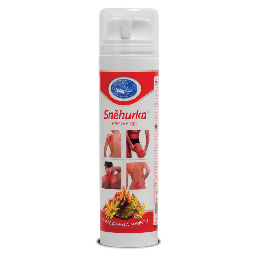 E-shop Snehulienka hrejivý gél s gaštanom a arnikou 200ml