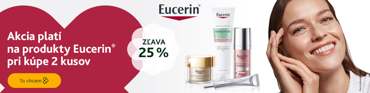 ZĽAVA 25 % na Eucerin