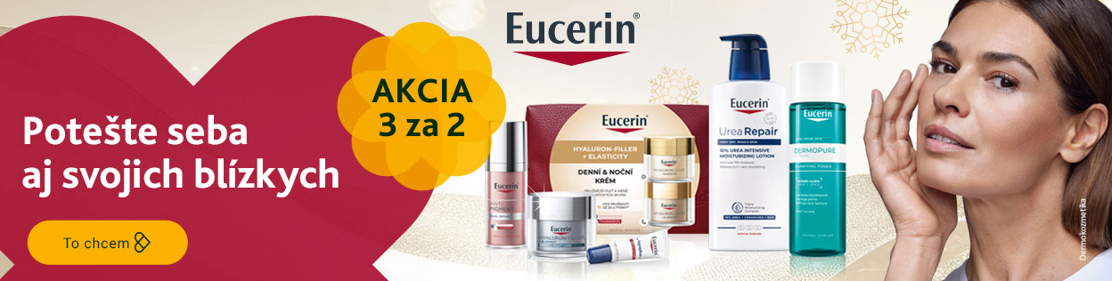AKCIA 3 ZA CENU 2 na Eucerin