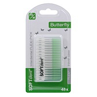 SOFTDENT Butterfly dentálne špáradlá flexi pick 48 ks