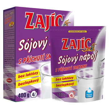 MOGADOR Zajac sójový nápoj s príchuťou smotany sáčok 400 g
