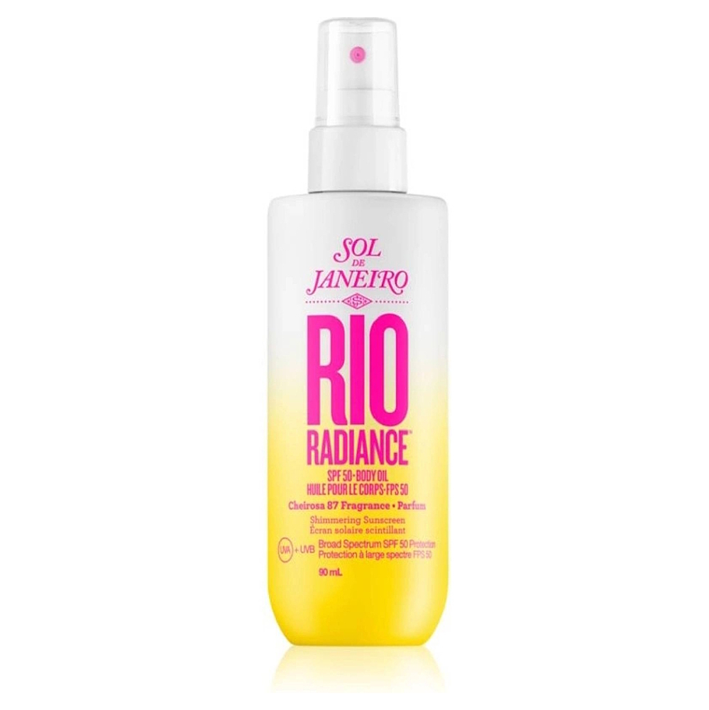 SOL DE JANEIRO Rio Radiance rozjasňujúci olej na ochranu pokožky SPF50 90 ml