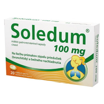 SOLEDUM 100 mg kapsuly 20 ks, expirácie