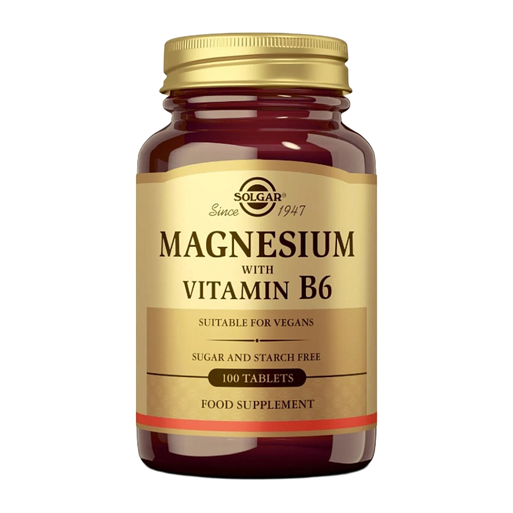 E-shop SOLGAR Horčík s Vitamínom B6 100 tabliet