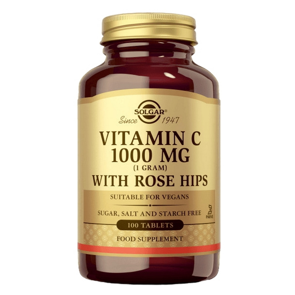 Solgar Vitamin C so šípkami tablety 100x1000mg kúpite na Mojalekaren.sk