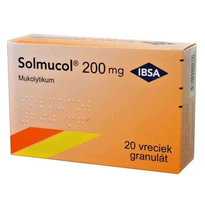 SOLMUCOL 200 mg 20 vreciek kúpite na Mojalekaren.sk
