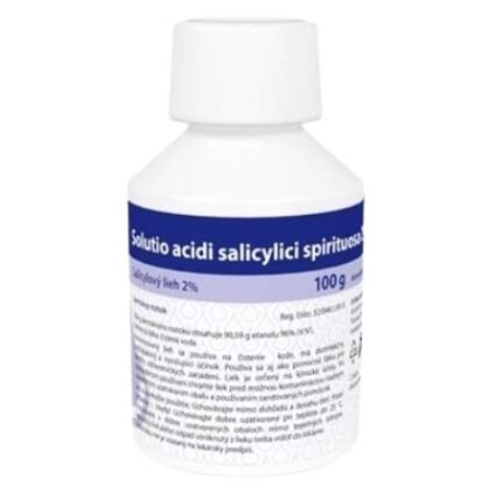 SOLUTIO acidi salicylici spirituosa 2% dermálny roztok 100 g kúpite na Mojalekaren.sk