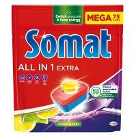 SOMAT All in 1 Extra Tablety do umývačky 75 kusov