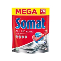 SOMAT All in 1 Mega Extra Tablety do umývačky riadu 76 ks