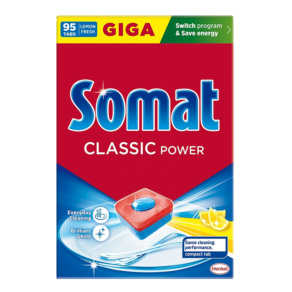 SOMAT Classic Power Tablety do umývačky Lemon 95 kusov