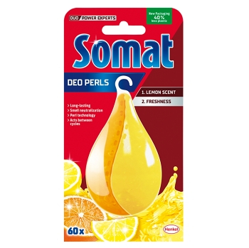 SOMAT Osviežovač Deo Perls Lemon 60 dávok 1 kus (Osviežovače a čističe umývačky)