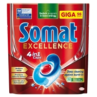 SOMAT Tablety do umývačky Excellence Giga 56 kusov
