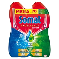 SOMAT Gél do umývačky Excellence Duo 2 x 630 ml 70 dávok