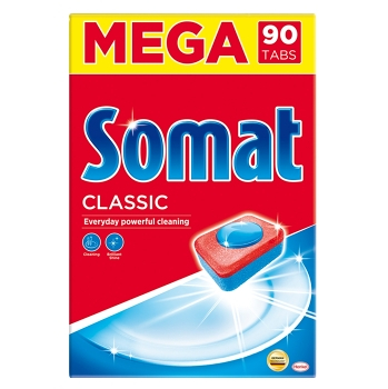 SOMAT Classic Mega Tablety do umývačky riadu 90 ks