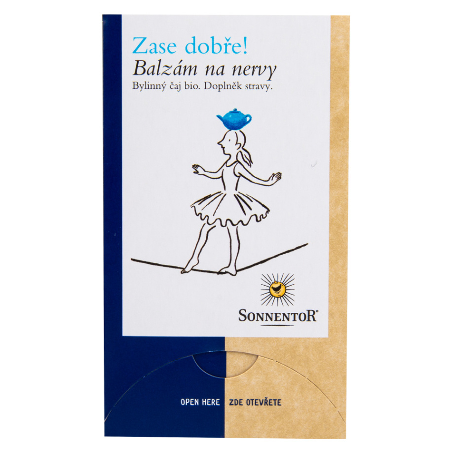 E-shop Balzam na nervy - bio bylinný porc.čaj dvojkomorový 27g