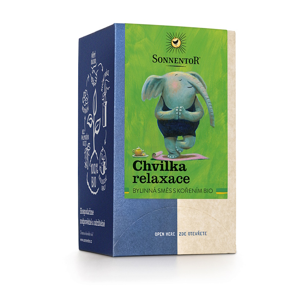 SONNENTOR Čaj chvíľka relaxácie BIO 18 sáčkov