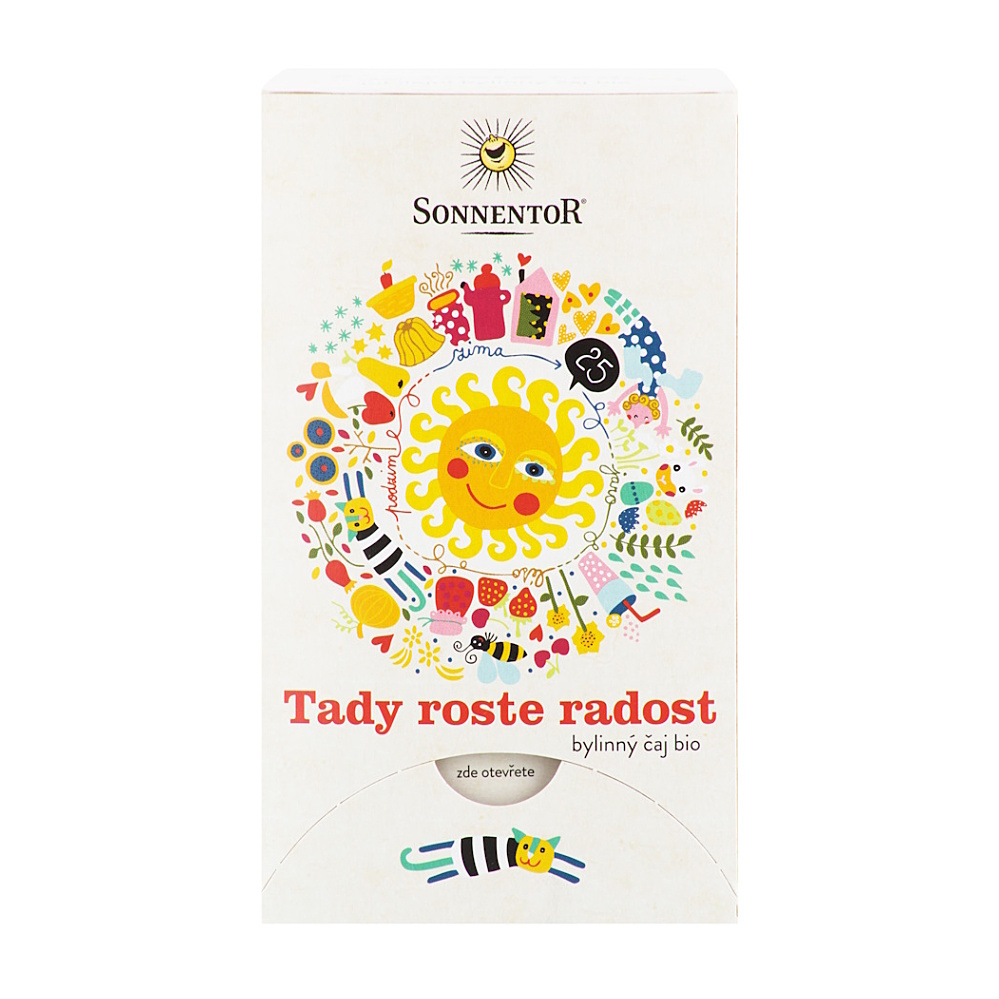 SONNENTOR Čaj tu rastie radosť BIO 18 sáčkov