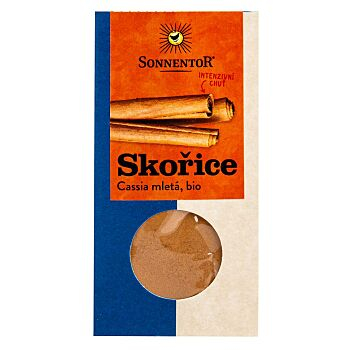 SONNENTOR Škorica mletá cassia BIO 40 g (Korenie a koreniace zmesi) - Jednozložkové, BIO