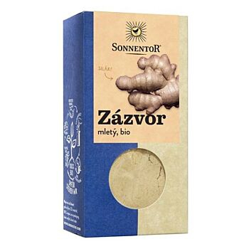 SONNENTOR Zázvor mletý BIO 30 g (Korenie a koreniace zmesi) - Aromatické, Jednozložkové, BIO