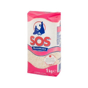 SOS Ryža dlhozrnná Basmati 1 kg