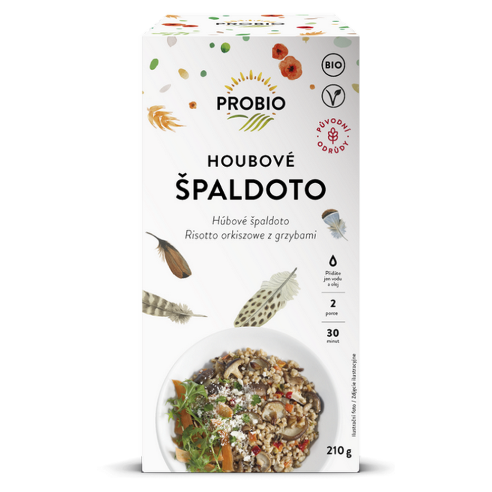 PROBIO Špaldoto hubové BIO 210 g