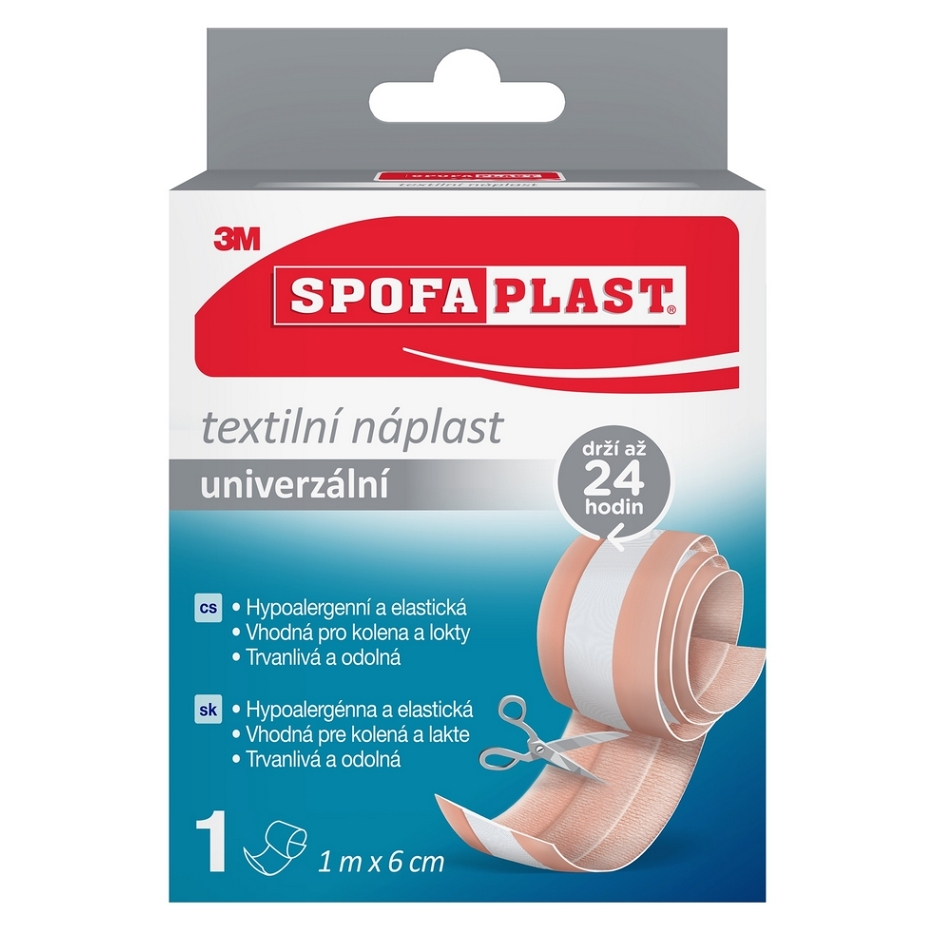 3M™SPOFAPLAST 154 Textilná náplasť 1 m x 6 cm kúpite na Mojalekaren.sk