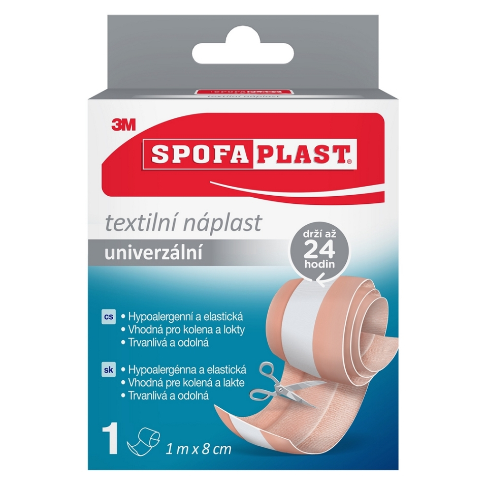 3M™ SPOFAPLAST 164 Textilná náplasť 8 cm x 1 m kúpite na Mojalekaren.sk