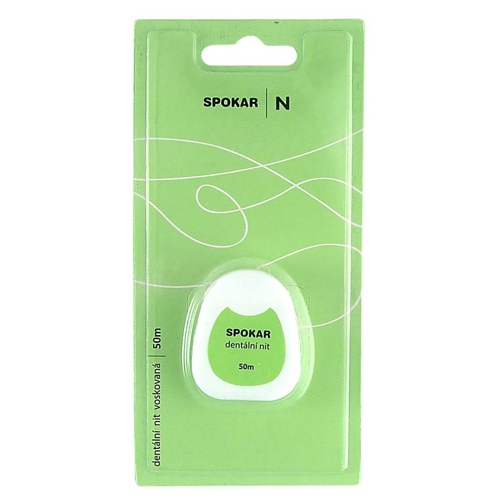 E-shop Dentálna niť voskovaná 50m Spokar