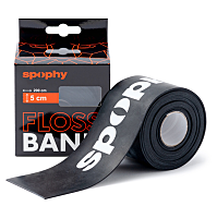SPOPHY Flossband black flossband 5 cm x 2 m
