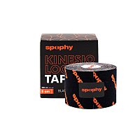 SPOPHY Kinesiology tape black tejpovacia páska čierna 5 cm x 5 m