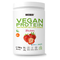 WEIDER Vegan proteín príchuť jahoda 750 g