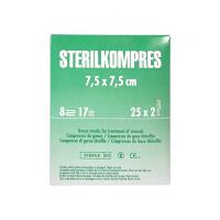 STERILKOMPRES 7.5x7.5cm 25x2 ks