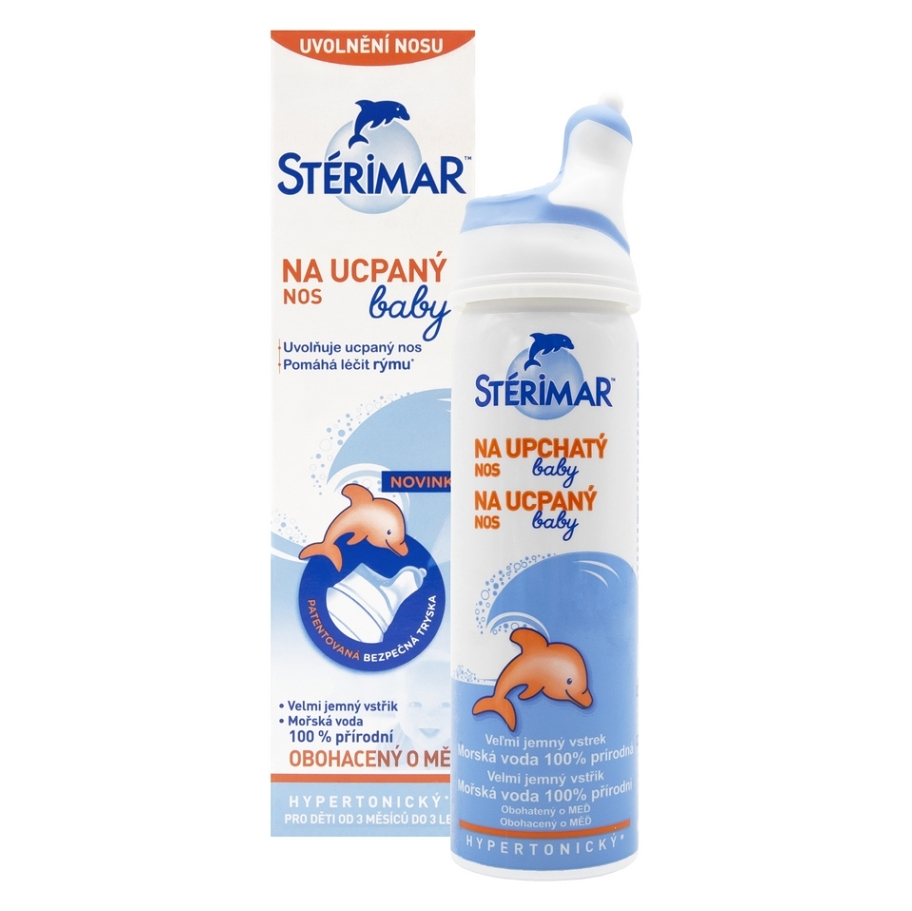 STÉRIMAR baby Na upchatý nos - nosový mikrosprej s obsahom morskej vody pre deti od 3. mesiacov, 50 ml kúpite na Mojalekaren.sk